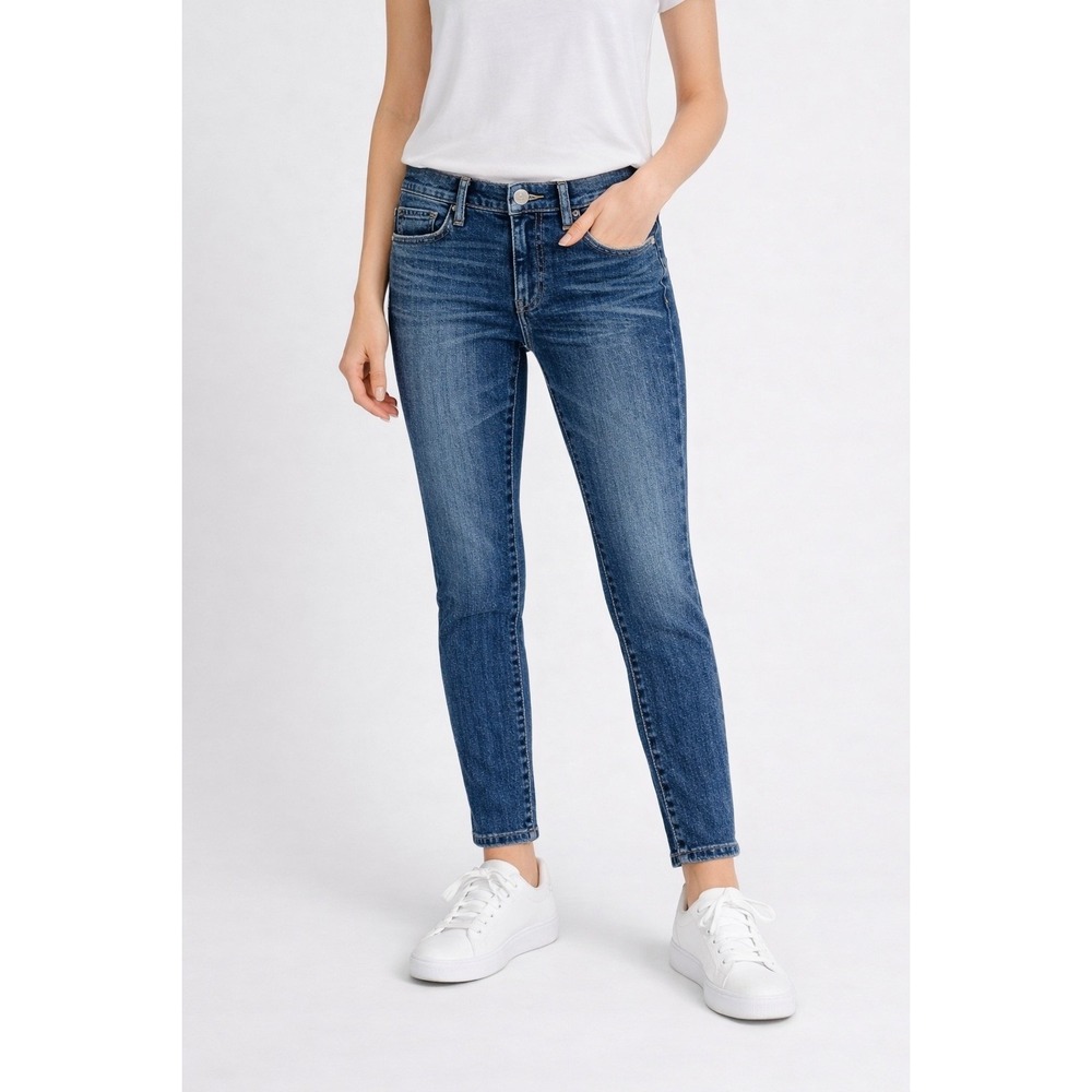 Current Elliott Skinny Jeans 27 Medium Wash Soft Denim Classic Style